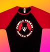 Pamela Parker Rock & Roll T-Shirt Baseball Black/Red