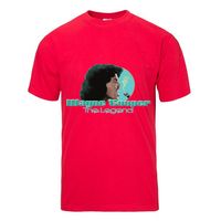 True Red Short Sleeve T-shirt Turquoise Profile