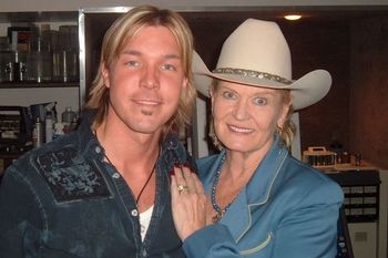 Lynn Anderson and I singing "How Great Thou Art"
