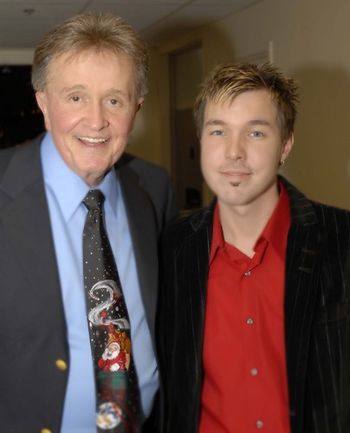 Justin at the Hall of Fame with Country Legend Whispering Bill Anderson
