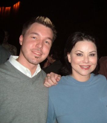 Justin with Miss Delta Burke
