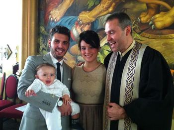 Matteo's baptism, Dec. 2011, New Hope, PA
