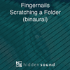 Fingernails Scratching A Folder