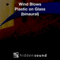 Wind Blows Plastic On Glass