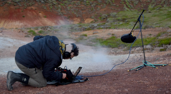 Recording Fumaroles in Iceland
