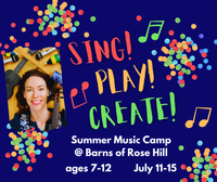 Sing! Play! Create! Summer Music Camp