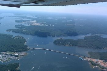 Lake Anna, Va from the window of my "other" car
