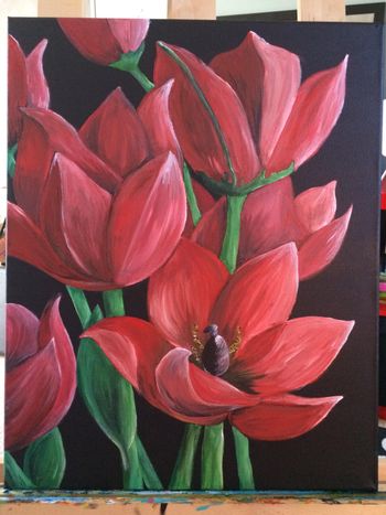 Red Tulips-2nd version
