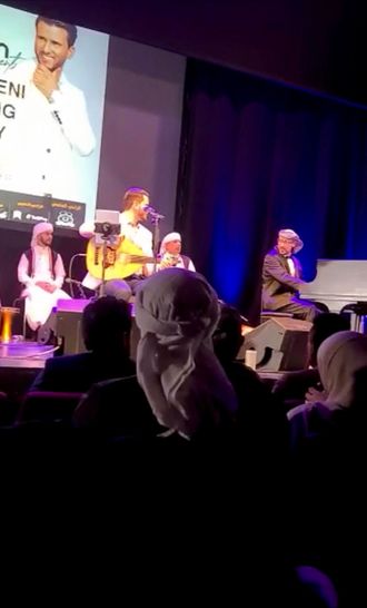 Featured in the Yemeni Song Day with Hussein Moheb, accompanied by cellist Juliette Lemoine  - 10 May 2023 - The Lowry Manchester