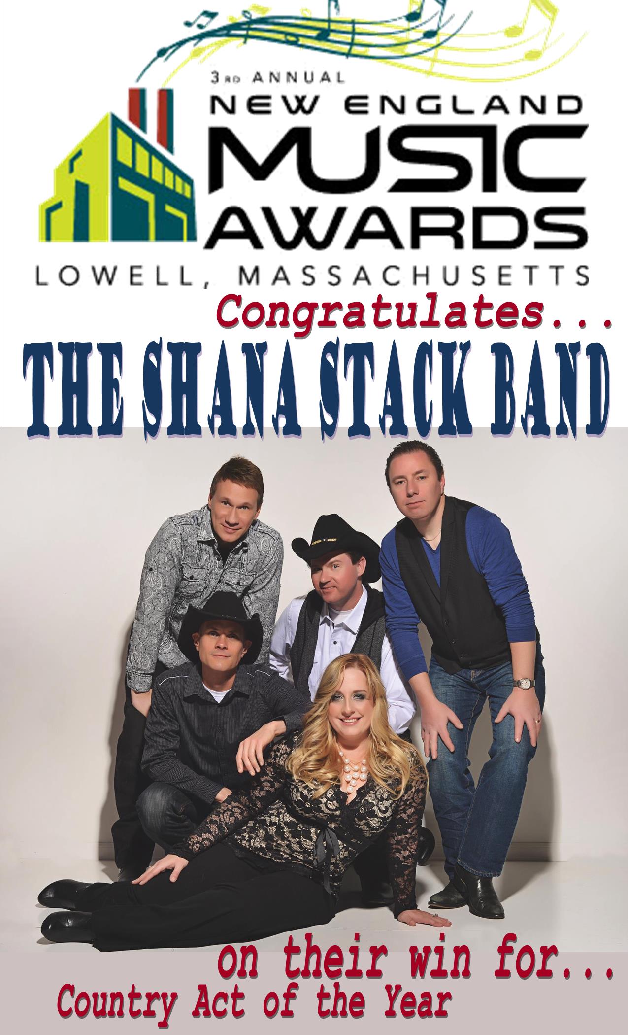 Named Country Act of the Year by the New England Music Awards