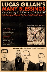 Many Blessings ALBUM RELEASE SHOW + Paul Giallorenzo Trio / Herbie Nichols 100th Birthday Celebration