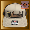 Melanated Snapback Hat Khaki/Brown