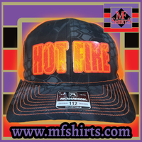 Hot Fire Camouflage Neon Snapback