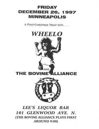 Bovine Alliance - with Wheelo - 1997

