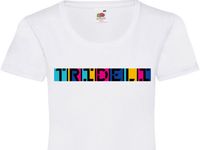 Official TRIDELI Lady's t-shirt Lotus White