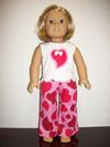 Valentine Heart PJ set