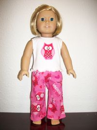 Valentine Owl PJ set