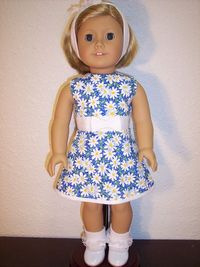 Sweet Blue Daisy Dress 