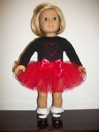 Red Heart Leotard tutu set