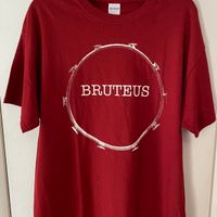 Men's Drum Ring Garnet Tee, 50/50 Cotton/Poly