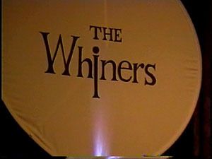 The Whiners screen for projections
