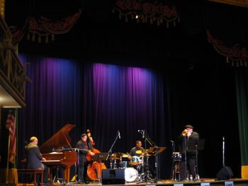 Steve Sandner, Harrison Bankhead, Dowell Davis, Dmitri Matheny @ Prescott Jazz Society 20th Anniversary Celebration Prescott AZ December 15, 2013
