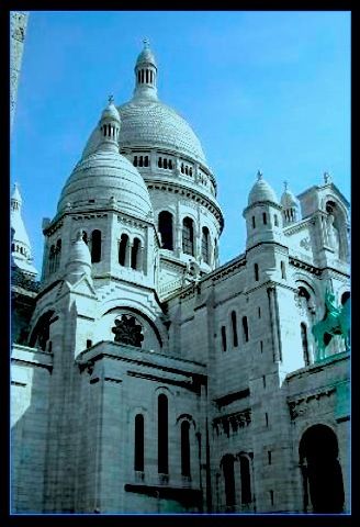 Basilique du Sacre-Coeur, Montmartre Paris, FRANCE
