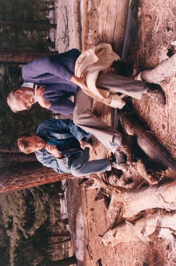 Dmitri and Bill Matheny @ Mt. Lemmon, 1989
