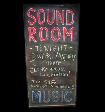 Dmitri Matheny Group @ Sound Room Oakland CA 8/9/14 photo by Sassy
