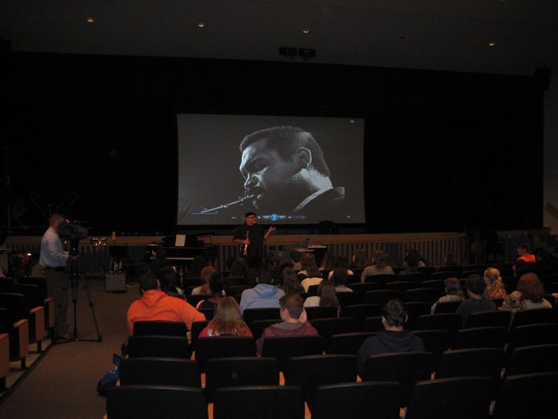 Dmitri Matheny "Melodic Mastery" Jazz Improvisation Workshop @ Eastridge High School, Irondequoit NY 9/25/14
