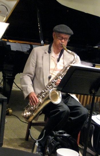 The legendary hard bop saxophonist Plas Johnson plays tenor with soul and finesse.
