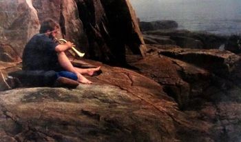 DMITRI ON THE ROCKS 1989 Mt. Desert Island, Maine

