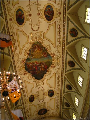 St Louis Cathedral ceiling, Jackson Square, New Orleans | December 2015
