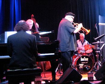 Keith Saunders, Dmitri Matheny, Seward McCain, Leon Joyce Jr. @ Kuumbwa Jazz Center Santa Cruz CA 8/21/14

