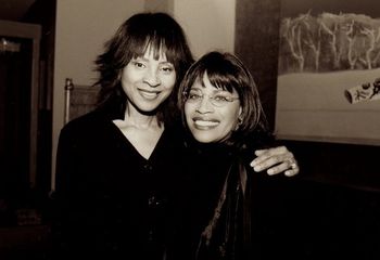 YOSHI'S Two of my all-time favorite vocalists to work with: Mary Stallings and Clairdee, backstage during the Home Season.
