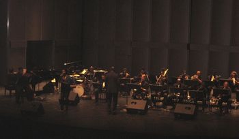 Dmitri Matheny with Dr. Jerome Garrison and the SMCC Jazz Ensemble Phoenix AZ 2/28/14
