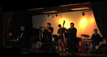 Nick Manson, T-Bone Sistrunk, Dmitri Matheny, John Lewis, Andrew Gross - Sacred Grounds Jazz Coffeehouse, Scottsdale AZ - August 15, 2013
