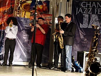 Ashlin Parker, Dmitri Matheny, Charles McNeal, Brice Winston Chandler Jazz Festival March 27, 2010
