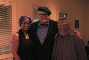 Dmitri Matheny with Joan & Marcus Belgrave @ Kerrytown Concert House Ann Arbor MI 4/17/14 photo by Sassy
