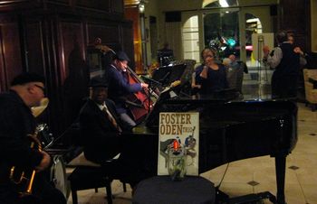 Sitting in with the Foster Oden Trio and Renee Patrick
