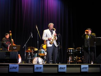 Harrison Bankhead, Dowell Davis, Charles McPherson, Dmitri Matheny @ Prescott Jazz Society 20th Anniversary Celebration Prescott AZ December 15, 2013
