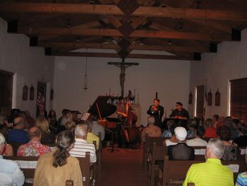 The Bishop of Bop sits in with Nick Manson, T-Bone Sistrunk, Dmitri Matheny @ Sedona Jazz at the Church 8/18/13
