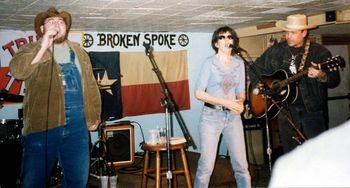Hayseed, Lucinda Williams & Richard "Hombre" Price performing "God Shaped Hole" at the Broken Spoke in Austion, Texas. (SXSW '99)
