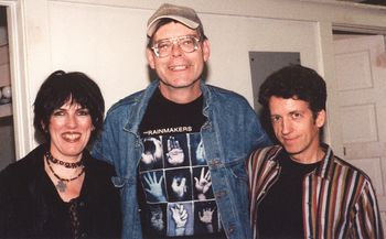 Lucinda Williams, Steven King, and Willie Nile (photo by Richard Price)
