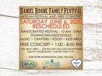 CANCELLED - Daniel Boone Family Festival 