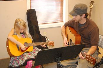 My first day of guitar lessons!
