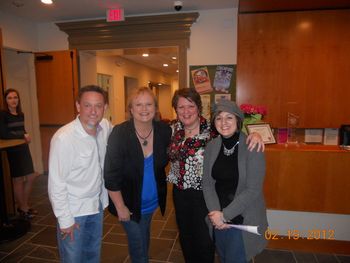 Me, Melanie Horton, Eileen Ivers and Crissy Oravits
