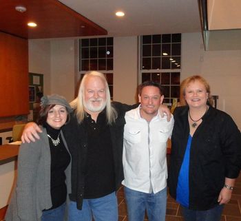 The Nutones (Crissy, me and Melanie) and musician/photographer Bud Moffett
