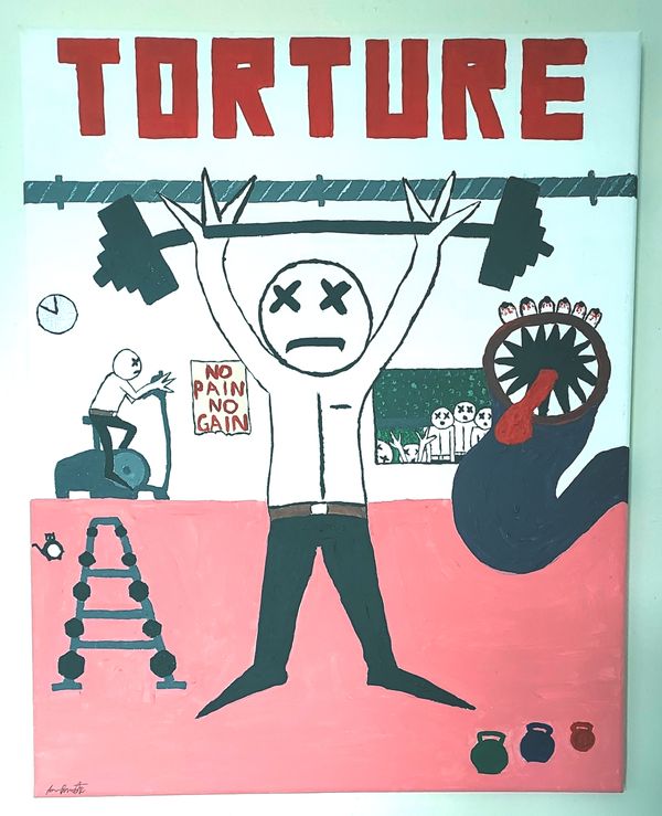 TORTURE (ACRYLIC ON CANVAS)