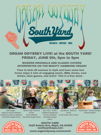 ORGAN ODYSSEY LIVE! at the SOUTH YARD 